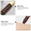 10 Bottle Wood Ball Glass 10ml and Roller Brown Steel with Lid Pack view 3