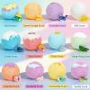 Natural Bath Bombs for Kids, Bath Bomb with Surprise Inside, 6-Pack Surprise Bath Bombs for Kids, Ocean Theme Bathes Fizzies Natural Sea Salt Color Changing Spa Bathing Balls (D 1 Set (6pc)) view 2