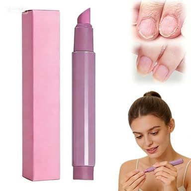 3-in-1 Nail Care Pen, Cuticle Treatment Oil Pen with Ceramic Tip, Cuticle Remover & Pusher for Healthy Nails, Moisturizing & Nourishing Cuticle Care Tool (Purple 1PC)