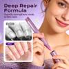 3-in-1 Nail Care Pen, Cuticle Treatment Oil Pen with Ceramic Tip, Cuticle Remover & Pusher for Healthy Nails, Moisturizing & Nourishing Cuticle Care Tool (Purple 1PC) view 2