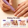 3-in-1 Nail Care Pen, Cuticle Treatment Oil Pen with Ceramic Tip, Cuticle Remover & Pusher for Healthy Nails, Moisturizing & Nourishing Cuticle Care Tool (Purple 1PC) view 3