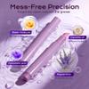 3-in-1 Nail Care Pen, Cuticle Treatment Oil Pen with Ceramic Tip, Cuticle Remover & Pusher for Healthy Nails, Moisturizing & Nourishing Cuticle Care Tool (Purple 1PC) view 4