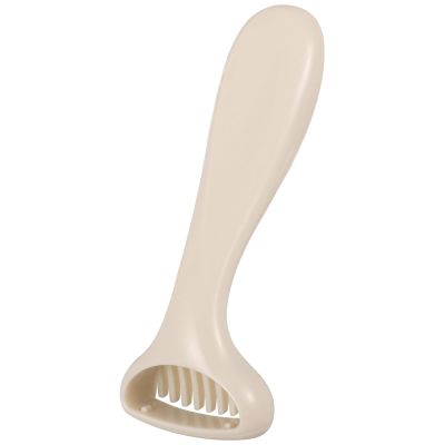 SOIMISS Womens Manual Body Hair Trimmer for Legs and Armpits Portable Hair Remover Razor Light Beige Compact Design and Grooming