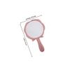 VICASKY 5pcs Handheld Rose Makeup Mirrors for Small Travel Compact Hand Mirrors with Handle Pink Floral Design for Purse Pocket Vanity Use view 2