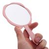 VICASKY 5pcs Handheld Rose Makeup Mirrors for Small Travel Compact Hand Mirrors with Handle Pink Floral Design for Purse Pocket Vanity Use view 4