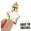 BETOOKY Star-shaped Roller Essential Oil Bottle 10ml, Glass Perfume Container with Leakproof Cap for Travel and Aromatherapy Use view 3