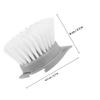 FUOYLOO 8pcs Kitchen Brush Replacement Heads Set Gray Dish Brush Replacement Head with Long Handle for Sink and Pot Scrubbing view 2