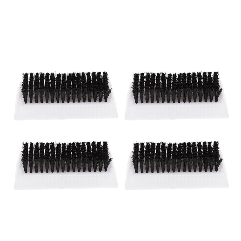 OSOLADY Hand and Nail Cleaning Brush Set 4pcs, Double-sided Soft Bristles, Anti-slip Grip, High Temperature Resistant, Portable Scrub for Fingernail and Hand Washing