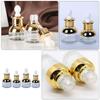 jojofuny 4pcs Glass Dropper Bottles Set 20ml 30ml Cosmetic Oil Containers Refillable Essential Oil Bottles with Droppers for Travel and Skincare Sample Liquid Storage view 3