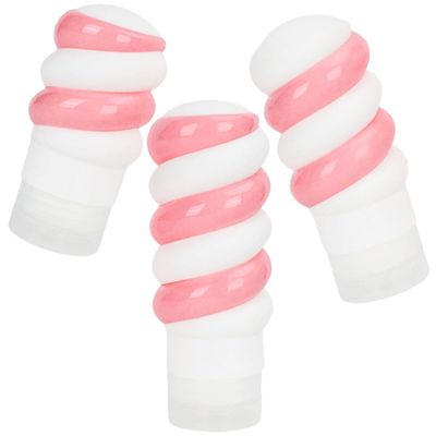 Garneck 3pcs Silicone Travel Bottles for Toiletries Small 50ml, Medium 70ml, Large 90ml Leak-resistant Lotion Containers Tsa Approved Refillable Squeeze Bottles for Travel and Outdoor Use