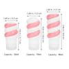 Garneck 3pcs Silicone Travel Bottles for Toiletries Small 50ml, Medium 70ml, Large 90ml Leak-resistant Lotion Containers Tsa Approved Refillable Squeeze Bottles for Travel and Outdoor Use view 2