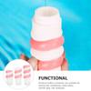 Garneck 3pcs Silicone Travel Bottles for Toiletries Small 50ml, Medium 70ml, Large 90ml Leak-resistant Lotion Containers Tsa Approved Refillable Squeeze Bottles for Travel and Outdoor Use view 4
