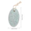 DOITOOL 2pcs Oval Dead Skin Removers Foot Rasp Callus Removers Lightweight Volcanic Pumice Stones for Pedicure Foot Care at Home and Travel view 2