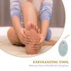 DOITOOL 2pcs Oval Dead Skin Removers Foot Rasp Callus Removers Lightweight Volcanic Pumice Stones for Pedicure Foot Care at Home and Travel view 3