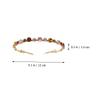 VOSAREA Crystal Headband for Women Chic Party Hair Accessories with Gold Tone Stylish Rhinestone Hair Decor view 2
