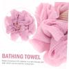 Mobestech Candy Color Bath Loofah Mesh Shower Ball, Foaming Scrubber Bath Sponge for Personal Cleansing, Soft Exfoliating Shower Puff Suitable for Women and Daily Bathing Random Color view 3