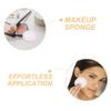 DOITOOL 6pcs Makeup Sponges for Face Powder Puff Set, Soft Supple round Cosmetic Blenders, Dual-use Dry and Wet Application, Suitable for Smooth Foundation and Powder Makeup view 3
