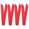 OSOLADY 4pcs Women Polka Dot Headbands Red Hair Hoops Stretchy Holders for Makeup Hair Accessories view 1