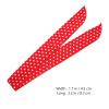 OSOLADY 4pcs Women Polka Dot Headbands Red Hair Hoops Stretchy Holders for Makeup Hair Accessories view 2