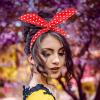 OSOLADY 4pcs Women Polka Dot Headbands Red Hair Hoops Stretchy Holders for Makeup Hair Accessories view 4