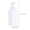 2 Pack 650ml Foaming Pump Bottles, Reusable Plastic Travel Dispensers view 2