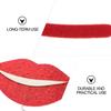 WOONEKY Red Lip Headband 2pcs Accessory Party Hair Ornament Decor Valentines Day Wedding Adult Headband view 3