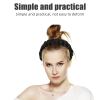 IWOWHERO 2pcs Adjustable Synthetic Hair Braided Headbands Black Twist Braid Hairband Hair Accessories for Women Styling and Braiding view 4