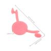 Luxshiny Silicone Smile Corrector Facial Exerciser 2pcs Pink Lip Muscle Trainer Double Chin Reducer Face Trainer Device for Women Beauty Care view 2
