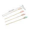4pcs Retro Chinese Style Alloy Hair Sticks Hanfu Headdress Ancient Hair Chopsticks Women Pin Set for Traditional Updo and Bun Styling Color view 2