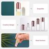 5ml Rose Gold Cap Glass Roller Bottles Refillable Essential Oil Perfume Roll on Bottle with Stainless Steel Ball for Travel and Personal Care view 3