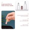 5ml Rose Gold Cap Glass Roller Bottles Refillable Essential Oil Perfume Roll on Bottle with Stainless Steel Ball for Travel and Personal Care view 4