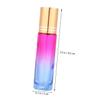 HEALLILY 20pcs 10ml Glass Essential Oil Roller Bottles Empty Roll-on Bottles for Aromatherapy and Perfume Refillable Mini Roller Ball for Travel and Personal Care Random Color view 2