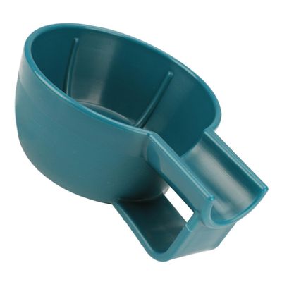 Garneck Mens Deep Shaving Soap Bowl, Small Handheld Foaming Container with Wide Mouth, Thickened Blue Anti-slip Design for Wet Shaving and Cream Lathering