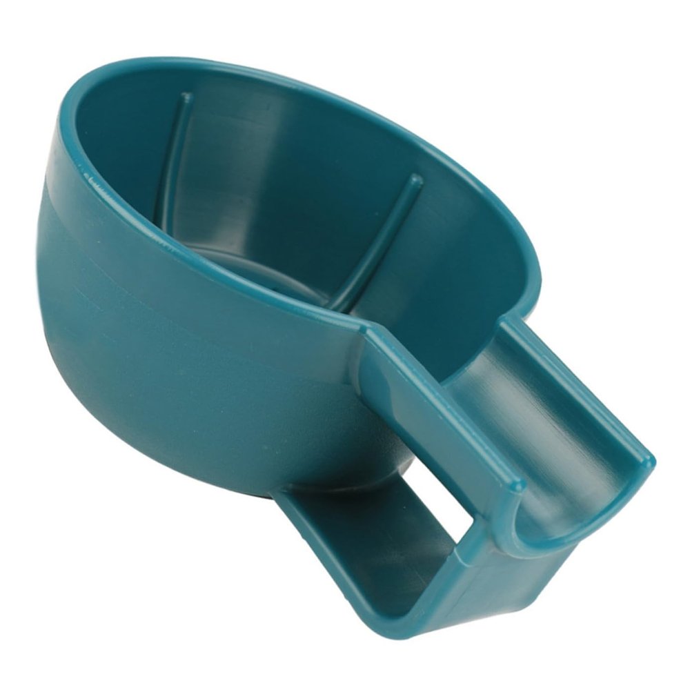 Garneck Mens Deep Shaving Soap Bowl, Small Handheld Foaming Container with Wide Mouth, Thickened Blue Anti-slip Design for Wet Shaving and Cream Lathering