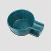 Garneck Mens Deep Shaving Soap Bowl, Small Handheld Foaming Container with Wide Mouth, Thickened Blue Anti-slip Design for Wet Shaving and Cream Lathering view 3
