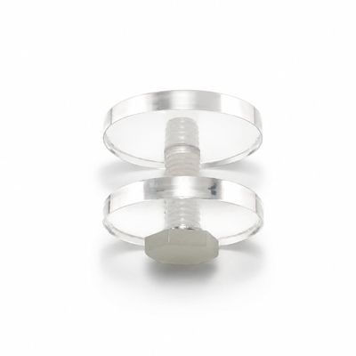 EARPRESS Keloid Pressure Clips for Ear Adjustable Compression Clips, Comfortable Pressure Support for Keloid | Circle 1.5 - Clear
