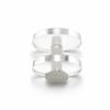 EARPRESS Keloid Pressure Clips for Ear Adjustable Compression Clips, Comfortable Pressure Support for Keloid | Circle 1.5 - Clear view 1