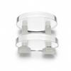 EARPRESS Keloid Pressure Clips for Ear Adjustable Compression Clips, Comfortable Pressure Support for Keloid | Circle 2.3 - Clear view 1