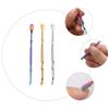 CLISPEED 6pcs Stainless Steel Nail Tools Cuticle Trimmers and Pushers Dead Skin Remover Manicure Kit for Professional Nail Art and Personal Hand Care view 4