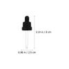 Alipis 10 Pack Glass Dropper Caps for Essential Oil Bottles, 15ml view 2