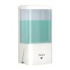 Manual Wall Mount Soap Dispenser 1200ml Large Capacity with Visible Window Easy Press Pump for Bathroom Kitchen White ABS Plastic view 2