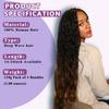Afihond Human Braiding Hair for Boho Braids Deep Wave Bulk Human Hair for Braiding 3 Bundles 110g 22 Inch Brazilian Virgin T1B/30 Highlight Curly Hair Extensions for Boho Braids Ombre view 3