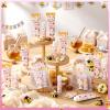 Dansib 24 Sets/96 Pcs Pink Honey Hand Cream and Lip Balm Gift Baby Shower Favors for Guest Thank You for Bee Travel Size Hand Lotion and Lip Balm Bulk Baby Shower Birthday Party Supplies view 3