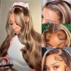 Dorashion 26 Inch 4/27 Highlight Body Wave Lace Front Wigs Human Hair view 2