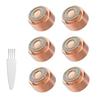 FUHKQE Replacement Heads Compatible with Finishing Touch Flawless Gen 3 Facial Hair Remover, Rose Gold Replacement Blades for Womens Facial Hair Removal Device (6 Packs) view 1