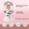 FUHKQE Replacement Heads Compatible with Finishing Touch Flawless Gen 3 Facial Hair Remover, Rose Gold Replacement Blades for Womens Facial Hair Removal Device (6 Packs) view 2