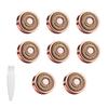 8 Packs Replacement Heads Compatible with Finishing Touch Flawless Gen 2 Facial Hair Remover, Rose Gold Replacement Blades for Womens Facial Hair Removal Device view 1