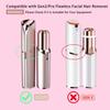 8 Packs Replacement Heads Compatible with Finishing Touch Flawless Gen 2 Facial Hair Remover, Rose Gold Replacement Blades for Womens Facial Hair Removal Device view 3