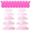 FNANJWQ 15Pcs Korean Lash Lift Pads, 5 Sizes Reusable Silicone Eyelash Lifting Shields, Self-Adhesive Lash Perm Rods Shell for All Eye Shapes, Professional Lift Tools for Eyelash Perming Curling view 1