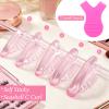 FNANJWQ 15Pcs Korean Lash Lift Pads, 5 Sizes Reusable Silicone Eyelash Lifting Shields, Self-Adhesive Lash Perm Rods Shell for All Eye Shapes, Professional Lift Tools for Eyelash Perming Curling view 3